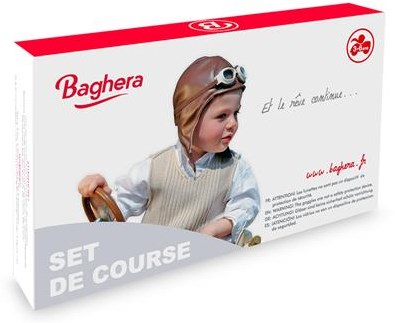 Baghera retro race set - Hoed en bril voor kinderen vintage