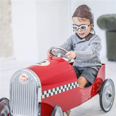 Baghera retro race set - Hoed en bril voor kinderen vintage-2