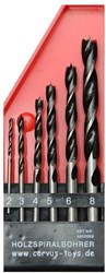Kids at Work boorset hout - kindergereedschap set voor houtbewerking