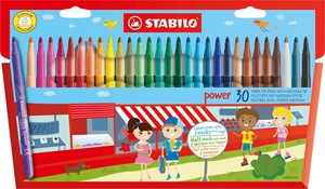 STABILO Power viltstiften - 30 kleuren