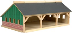 Kids GLOBE landbouwloods houten speelgoed schuur 1:87 tractoren
