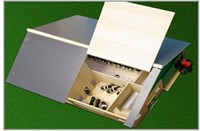 Kids GLOBE ligboxenstal boerderij speelgoed hout schaal 1-32 koeien-2