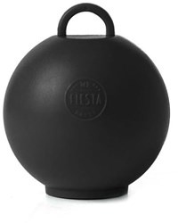 Globos ballongewicht zwart kettlebel 75 gram - helium ballonnen accessoire