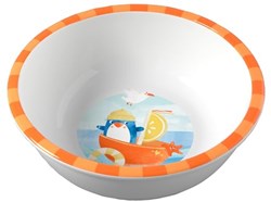 Haba kinderservies kom pinguïn - melamine - kleurrijk - vaatwasserbestendig