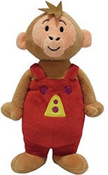 Studio 100 Bumba Poppa pluche knuffel 20cm - zachte aap knuffel