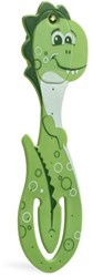 Mondikaarten leeslamp LED Dino Groen flexibel boeklampje