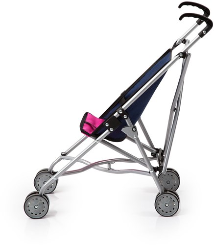 Bayer Chic 2000 poppenbuggy blauw eenhoorn - stevige kinderwagen speelgoed-3