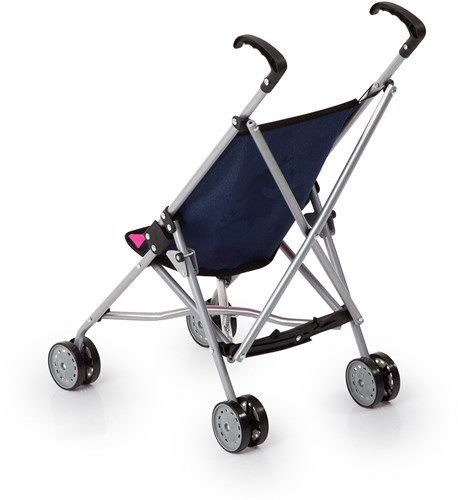 Bayer Chic 2000 poppenbuggy blauw eenhoorn - stevige kinderwagen speelgoed-2