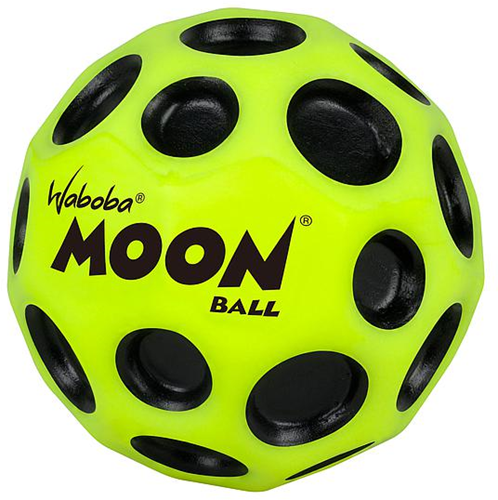 Waboba stuiterbal Original Moon Ball - Geel - Ø 6,3cm