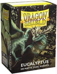 Asmodee kaartenhoesjes Dragon Shield matte dual Eucalyptus 100 stuks TCG
