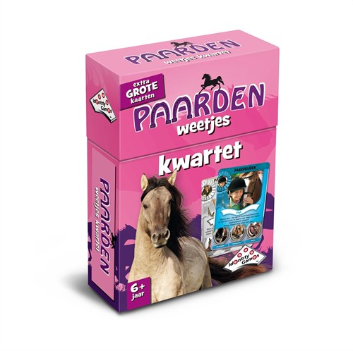 Identity games kwartet kaartspel paarden - leerzaam kinderspel-2