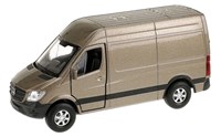 Mercedes-Benz Sprinter bus speelgoed modelauto blauw die-cast 1:34-2