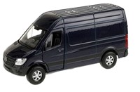 Mercedes-Benz Sprinter bus speelgoed modelauto blauw die-cast 1:34-3
