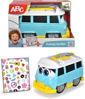 Dickie speelgoedbus Sunny Surfer 25 cm met stickers - Volkswagen busje