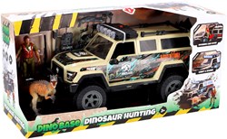 Dino Base speelgoed terreinwagen met dino, licht en geluid - avontuurlijk kinderspeelgoed