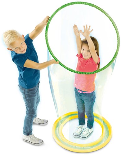 Ses bellenblaas Mega Bubble set met opblaasbare ring en sop-3