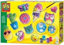 Ses 01133 Gips Gieten Vrolijke Figuren