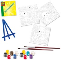 SES Schilderen op Nummer Canvas - Bosdieren-2