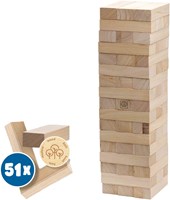 Ses Tuimeltoren XXL houten behendigheidsspel voor buiten-2