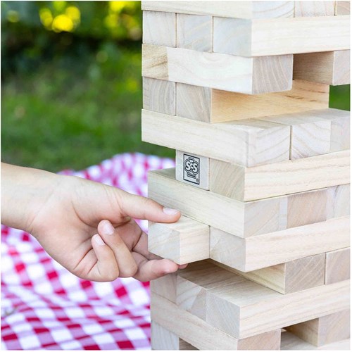 Ses Tuimeltoren XXL houten behendigheidsspel voor buiten-3