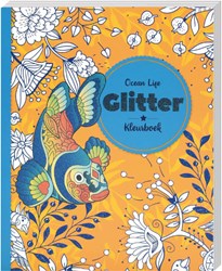 Image glitter kleurboek ocean life voor volwassenen - creatief ontspannend kleurboek