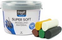Creall klei Safari kleuren - Supersoft boetseerklei 1750gr voor kinderen-2