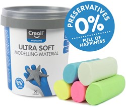 Creall Mini zijdezachte Boetseerklei assortiment 300gr - Zachte Kleuren