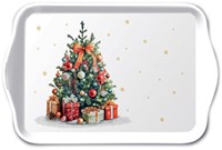 Ambiente serveerschaal kerstboom 13x21cm melamine decoratief