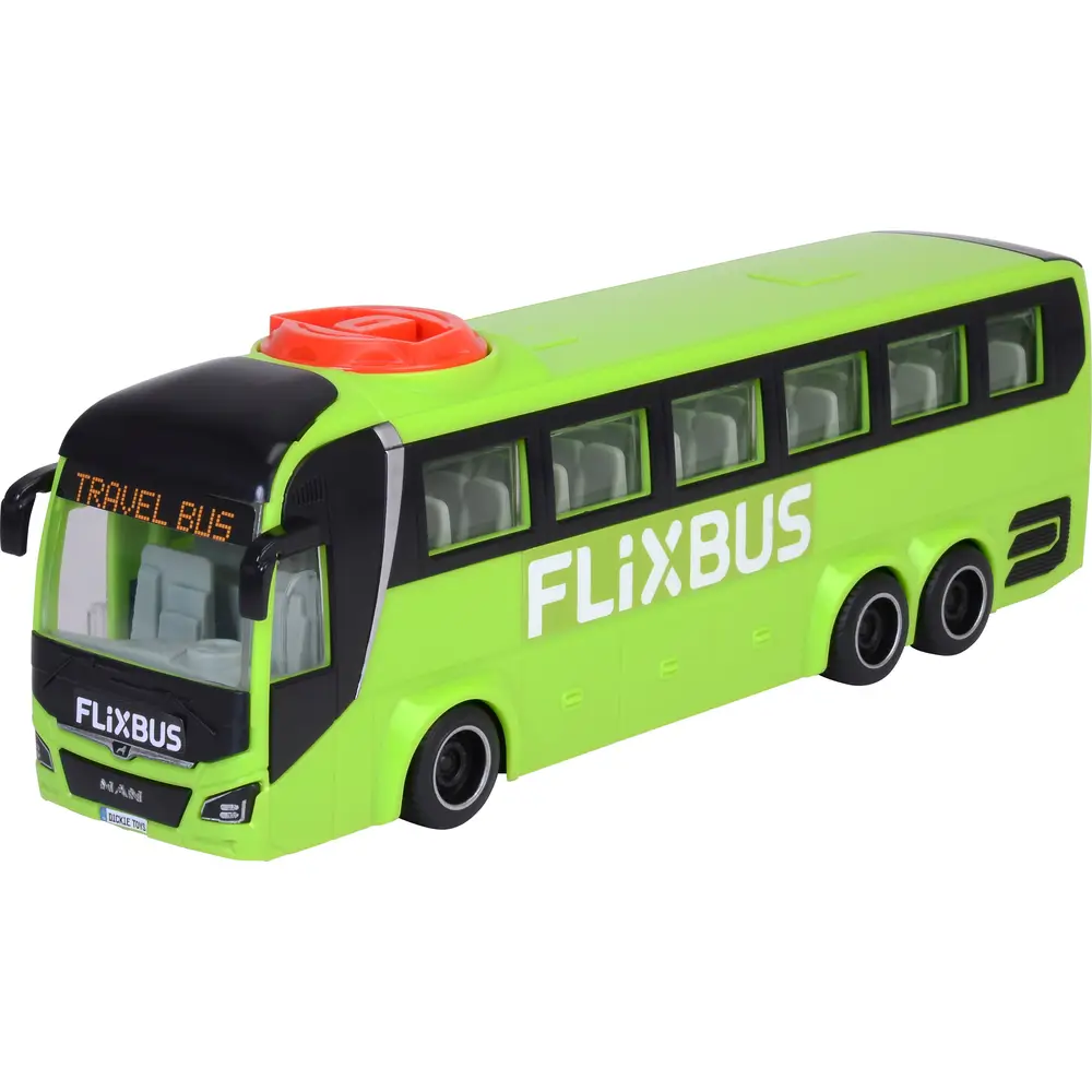 Dickie MAN Lion's Coach speelgoedbus Flixbus groen realistisch