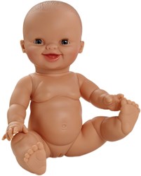 Paola Reina Gordi pop Europese babypop in tas 34cm lachend