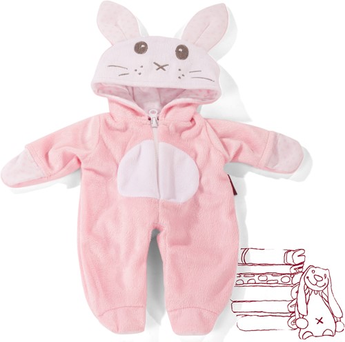 Götz Basic Boutique, onesie ""Rabbit"", babypoppen 30-33 cm