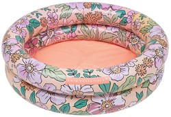 Swim Essentials baby zwembad opblaasbaar - Pink Blossom bloemenprint 60 cm
