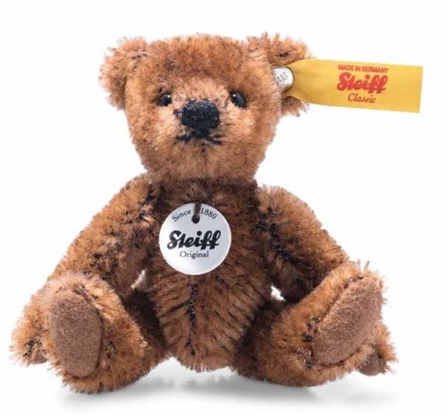 Steiff pluche Mini Teddy bear, light brown - 9 cm