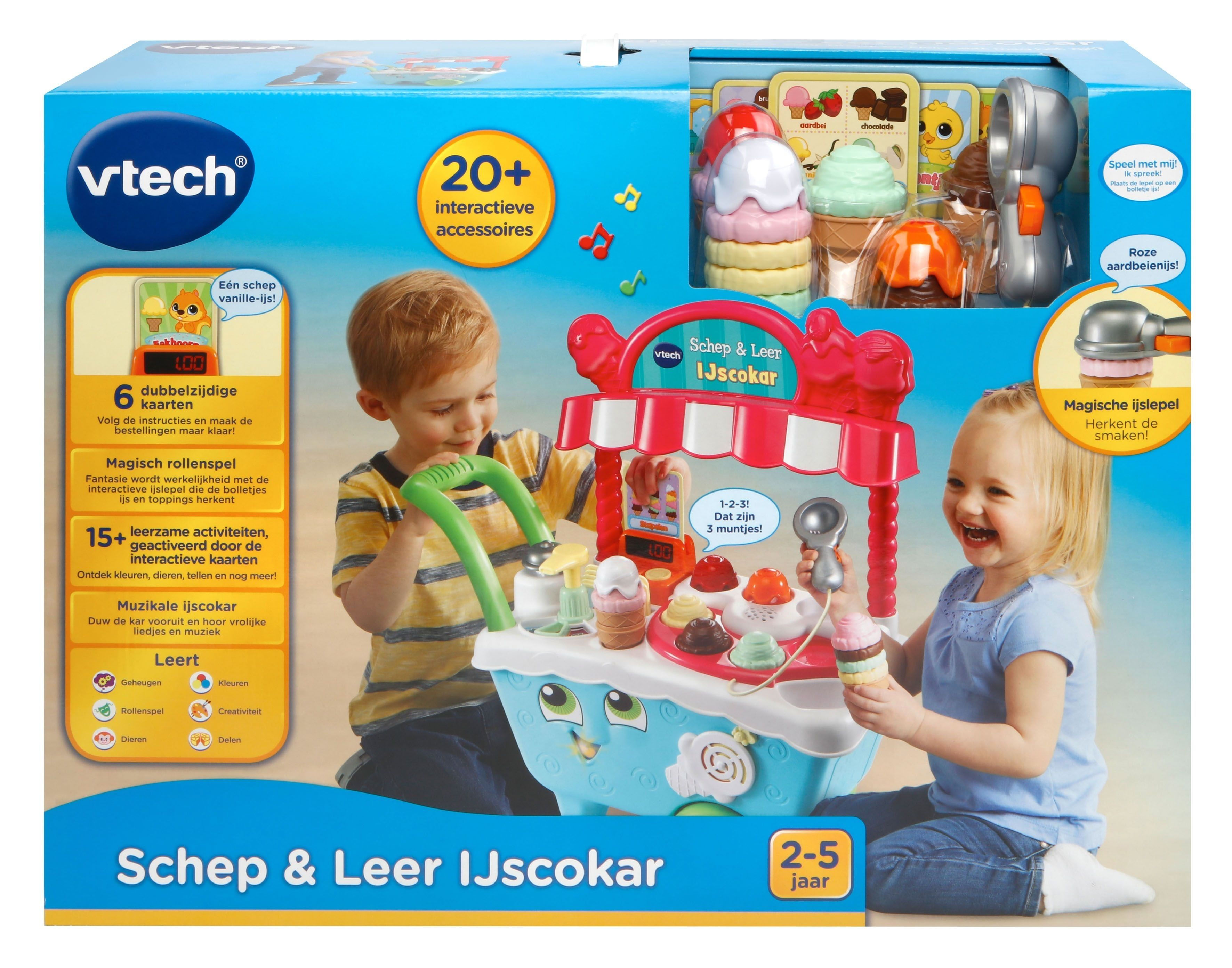 VTech educatief speelgoed Schep & Leer IJscokar - interactief ijsjes maken bij Planet Happy