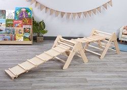 Cosy Pikler stijl klimmen vouwbare driehoeken set voor kinderen
