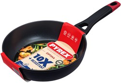 Pyrex hapjespan inductie aluminium 26cm zwart anti-aanbak