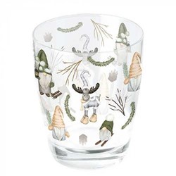 Ambiente drinkglas bos kabouters 250ml glas decoratief