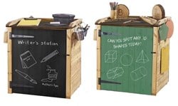 Cosy Shedlets Writing en Wiskunde Shedlet Duo Set van 2