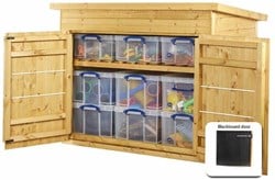 Cosy Grote en Rijke Buitenopslag Schuur Box Winkel