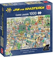 Jumbo Jan van Haasteren puzzel tuincentrum 1000 stukjes cartoon