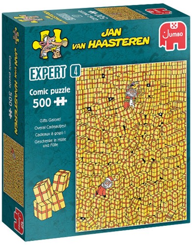 Jan van Haasteren Legpuzzel Expert 4 Overal Cadeautjes!, 500