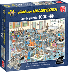 Jumbo legpuzzel Jan van Haasteren kattenshow 1000 stukjes puzzel