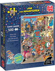 Jumbo legpuzzel Jan van Haasteren Fijne 90ste! 500 stukjes cartoon
