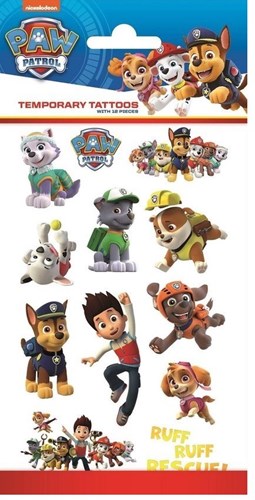 Totum PAW Patrol Tattoos - tijdelijke plaktattoos voor kinderen-3