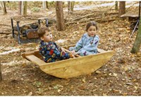 Cosy buitenspeelgoed schommelboot en stappen - fantasierijk speelplezier