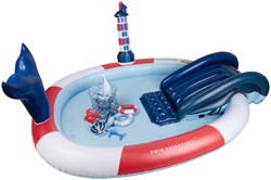 Swim Essentials opblaasbaar kinderzwembad walvis 210 cm waterpret