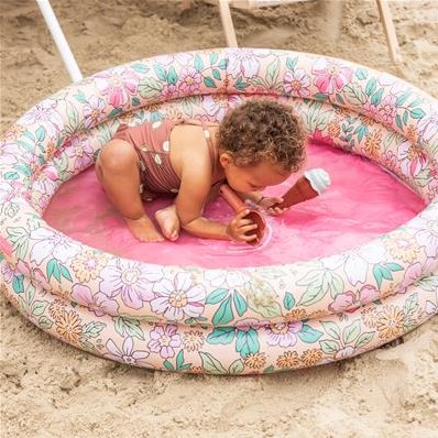 Swim Essentials opblaasbaar kinderzwembad Blossom 100 cm - tuinplezier-3
