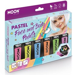 Haza schminkset pastel neon - Face & Body Paint UV make-up