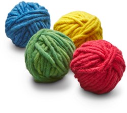 Filges biologische wol speelgoed set 4x25g - basis kleuren