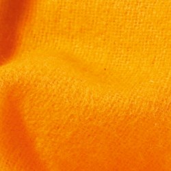 Filges katoenen flanel stof lichtoranje 130 cm breed - naaistof